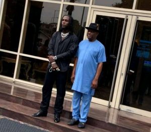 Governor Wike Described Burna Boy As “The Pride of Rivers State”